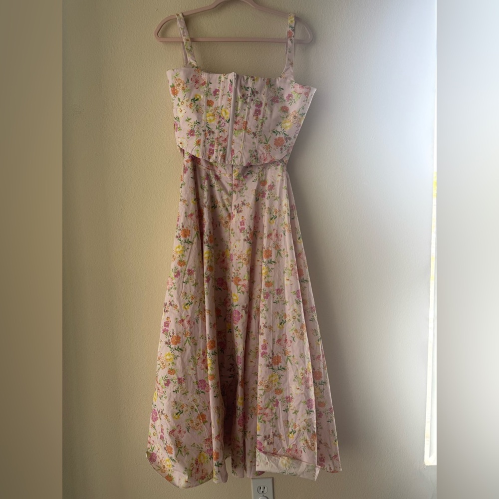 House of CB Clarabelle Floral Print Sleeveless Maxi Dress